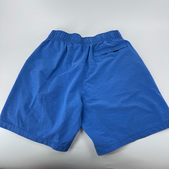 Prana Athletic Shorts Blue Elastic Waistband - Picture 8 of 10
